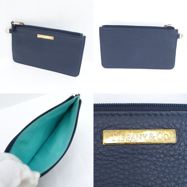 TIFFANY&Co. / ティファニー □ショルダーバッグ レザー 揉み革