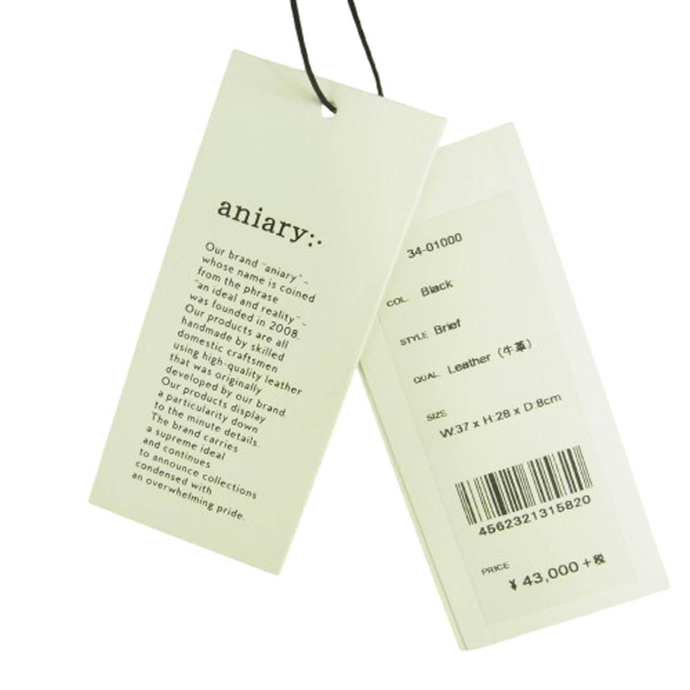 aniary アニアリ 34-01000 G-Film Leather ジーフィルム レザー ブリーフ バッグ ブラック系 新古品 WWW_NOITHATQUANGTHANH_NET