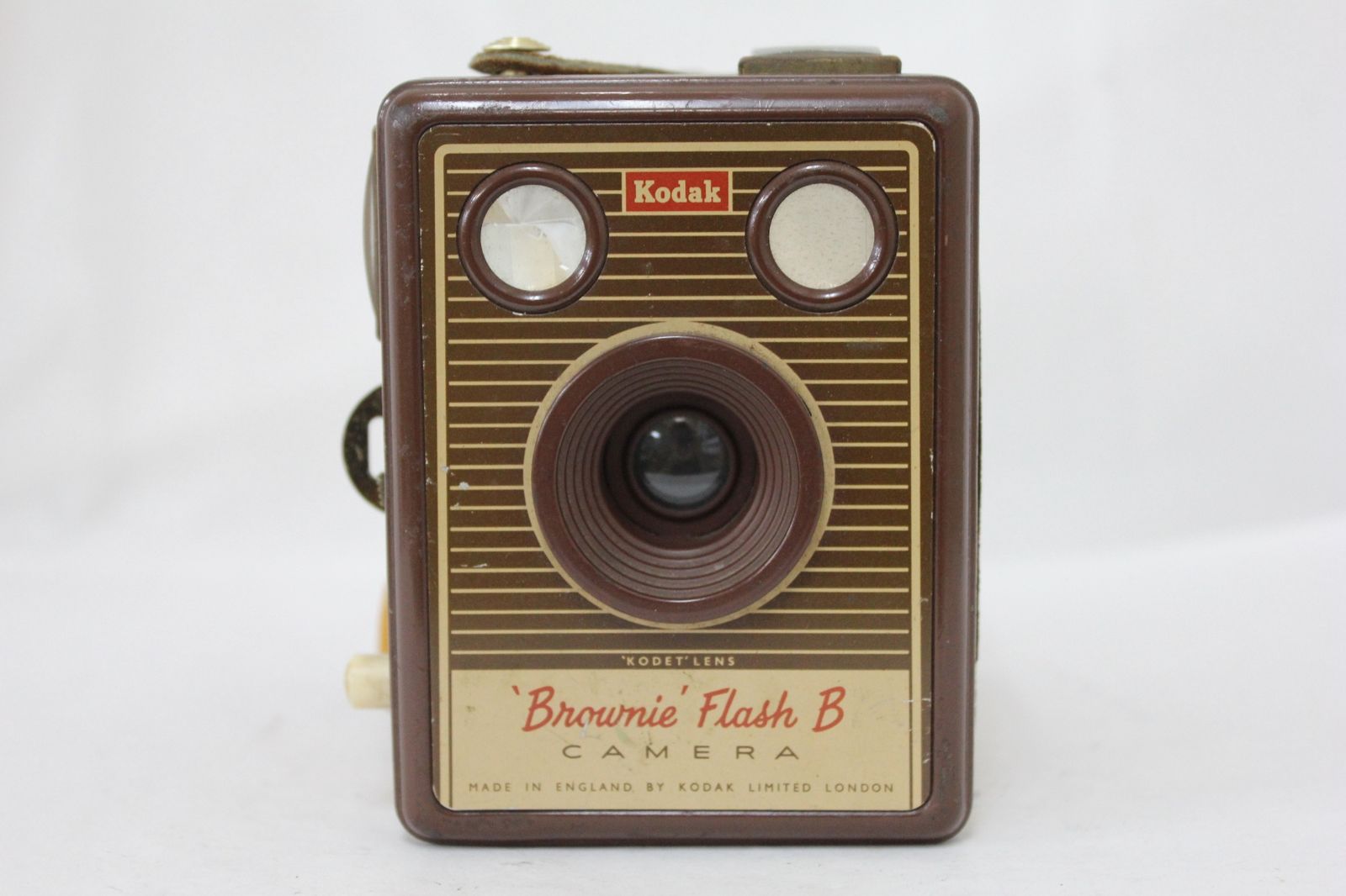 返品保証 コダック Kodak Brownie Flash B ブラウン ボックスカメラ e2332