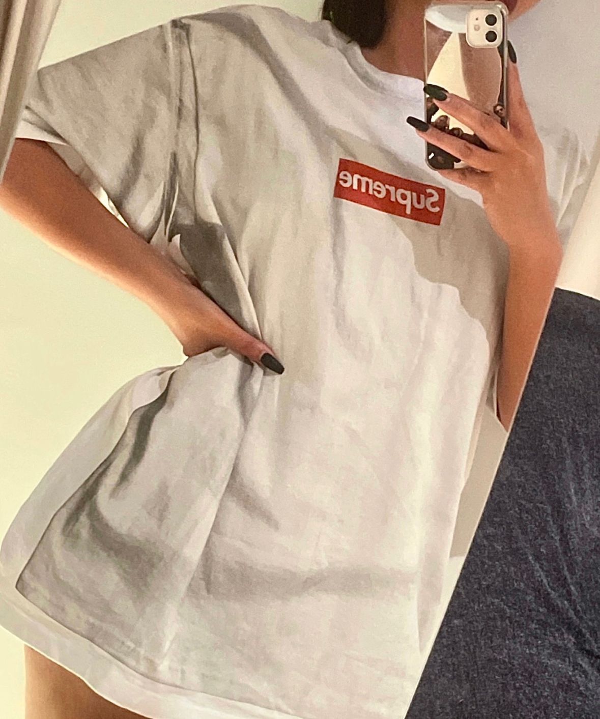 Supreme x MM6 Maison Margiela SS24 WEEK7 BOX LOGO TEE