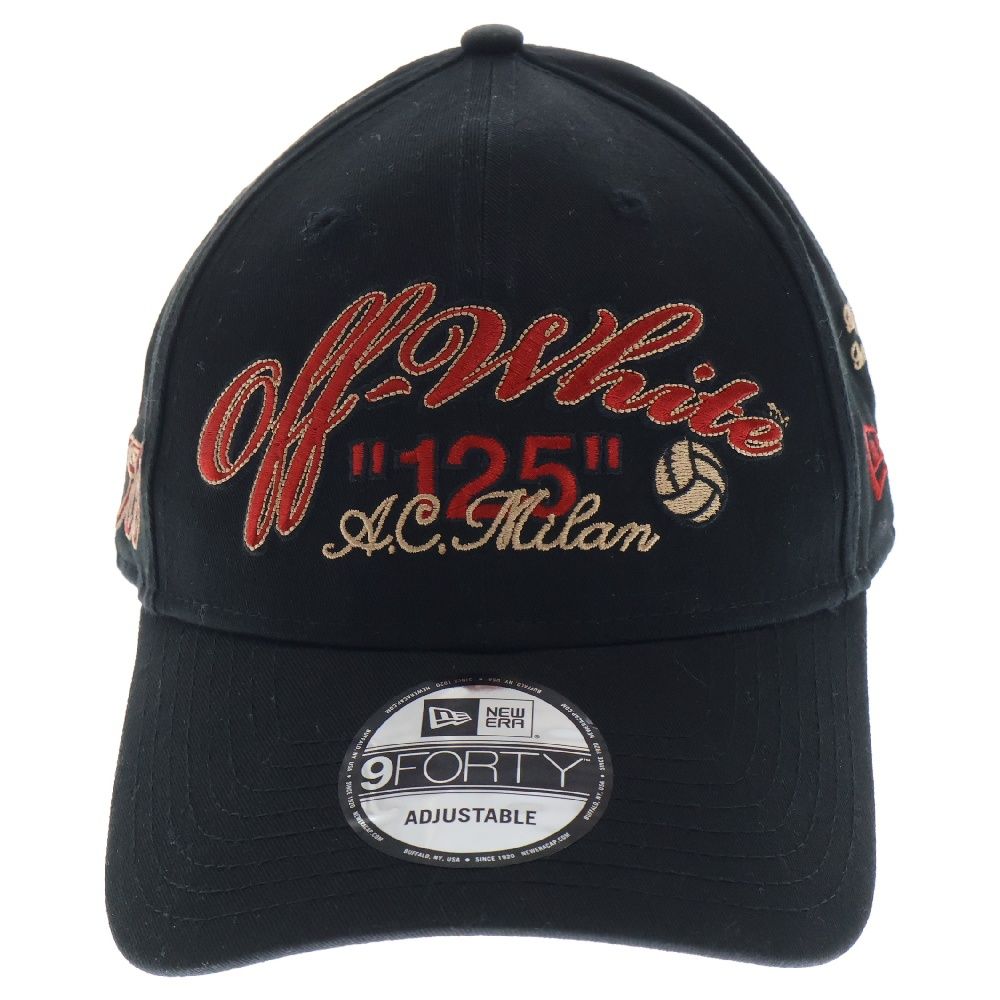 NEW ERA (ニューエラ) x Off-White x AC Milan 2024 9Forty Cap ×オフ