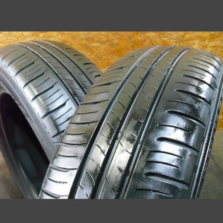 A-2746)本州送料無料 バリ山 165/60R15 2本 ダンロップ 中古