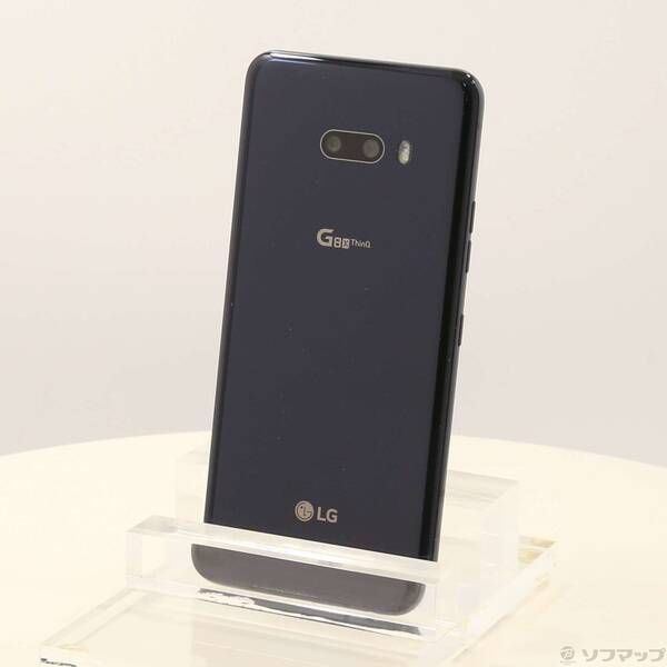 【限定SALE，定番】 〔中古品〕 LG G8X ThinQ 64GB オーロラブラック 901LG SoftBank【276】 スマートフォン本体