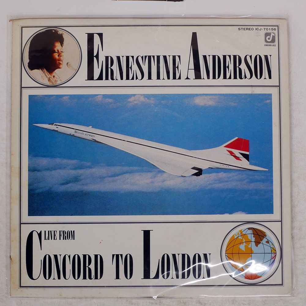 見本盤 国内盤 ERNESTINE ANDERSON/LIVE FROM CONCORD TO LONDON