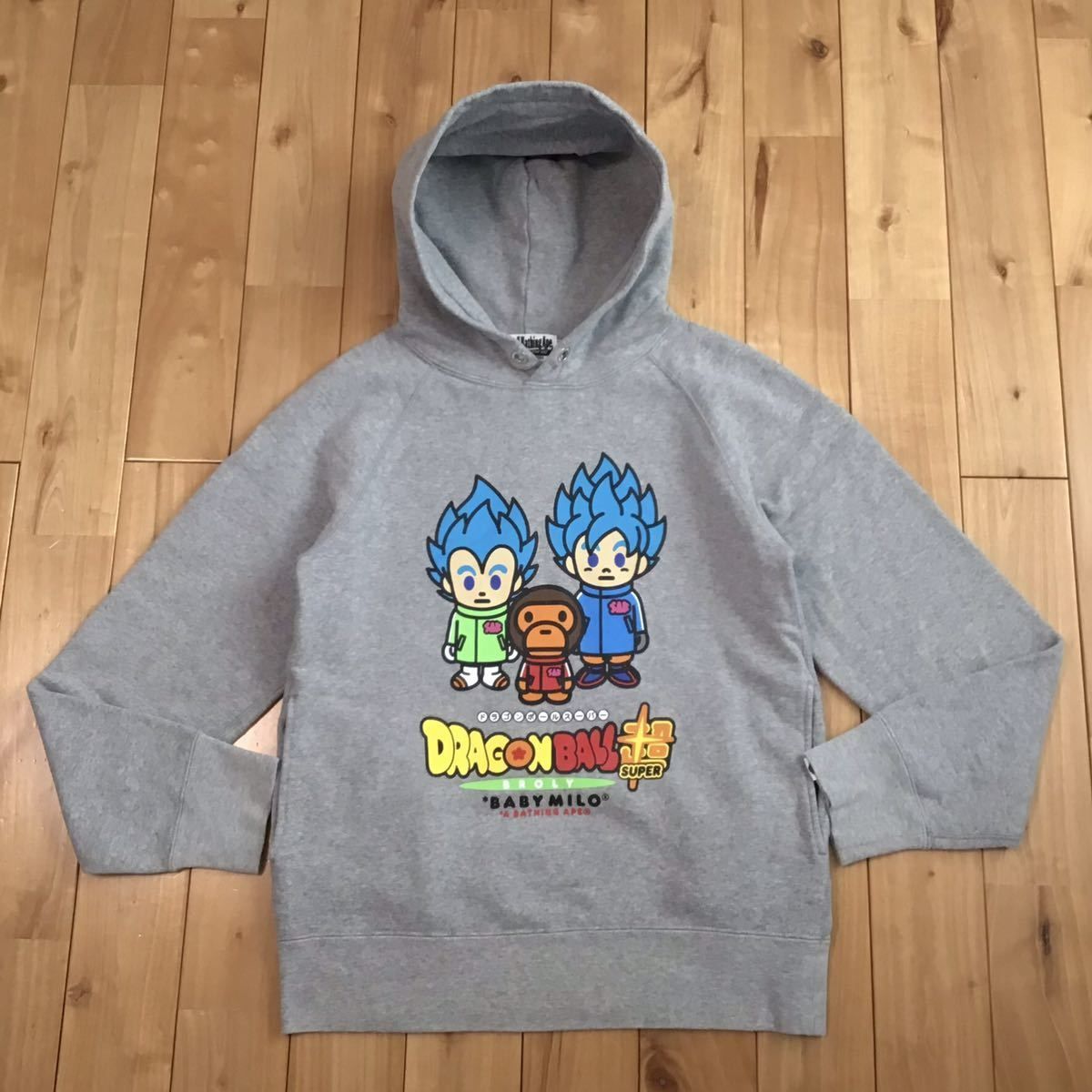 ドラゴンボール 超 × BAPE プルオーバー パーカー Sサイズ dragonball  