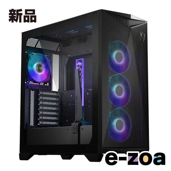 MSI エムエスアイ ミドルタワーケース ARGBファン 4基 E-ATX ブラック