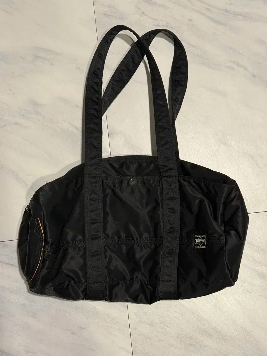 【希少・廃盤品・未使用級】PORTER タンカー ダッフルバッグ L ブラック 希少】PORTER タンカー ダッフルバッグ ミニボストン Lサイズ 黒 美品