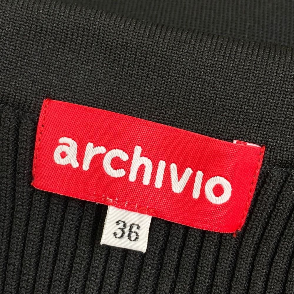 ゴルフ！新品アルビチオ　ニット36 サイズ：36 ARCHIVIO アルチビオ 2023年モデル ハーフジップ