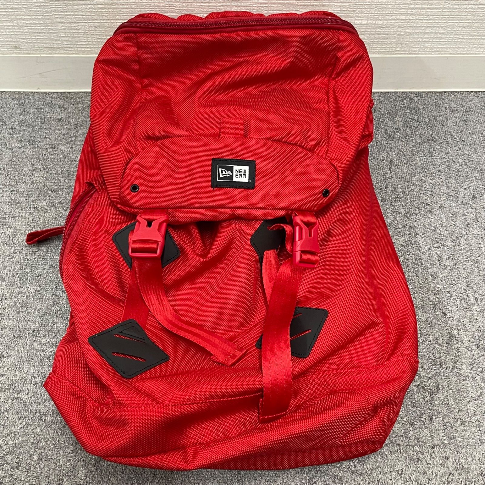 NPA】NEW ERA ニューエラ バックパック リュック レッド 赤 - メルカリ