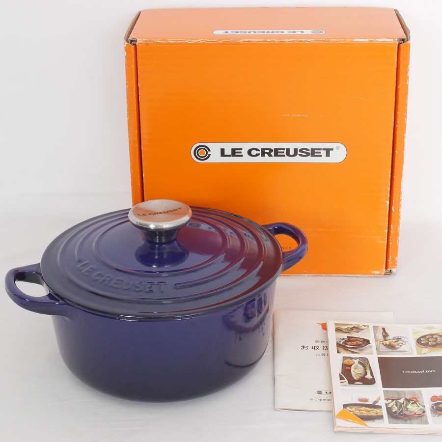 ル・クルーゼ ココット・ロンド トラディション 18cm インディゴ ル・クルーゼ ココット・ロンド トラディション 18cm インディゴ