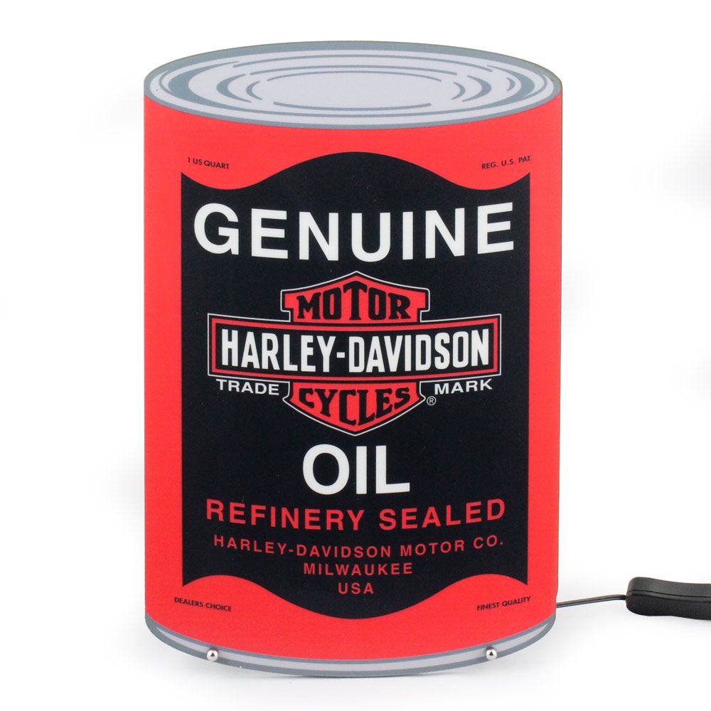 インテリア ライト オブジェ ハーレーダビッドソン オイルカンLED