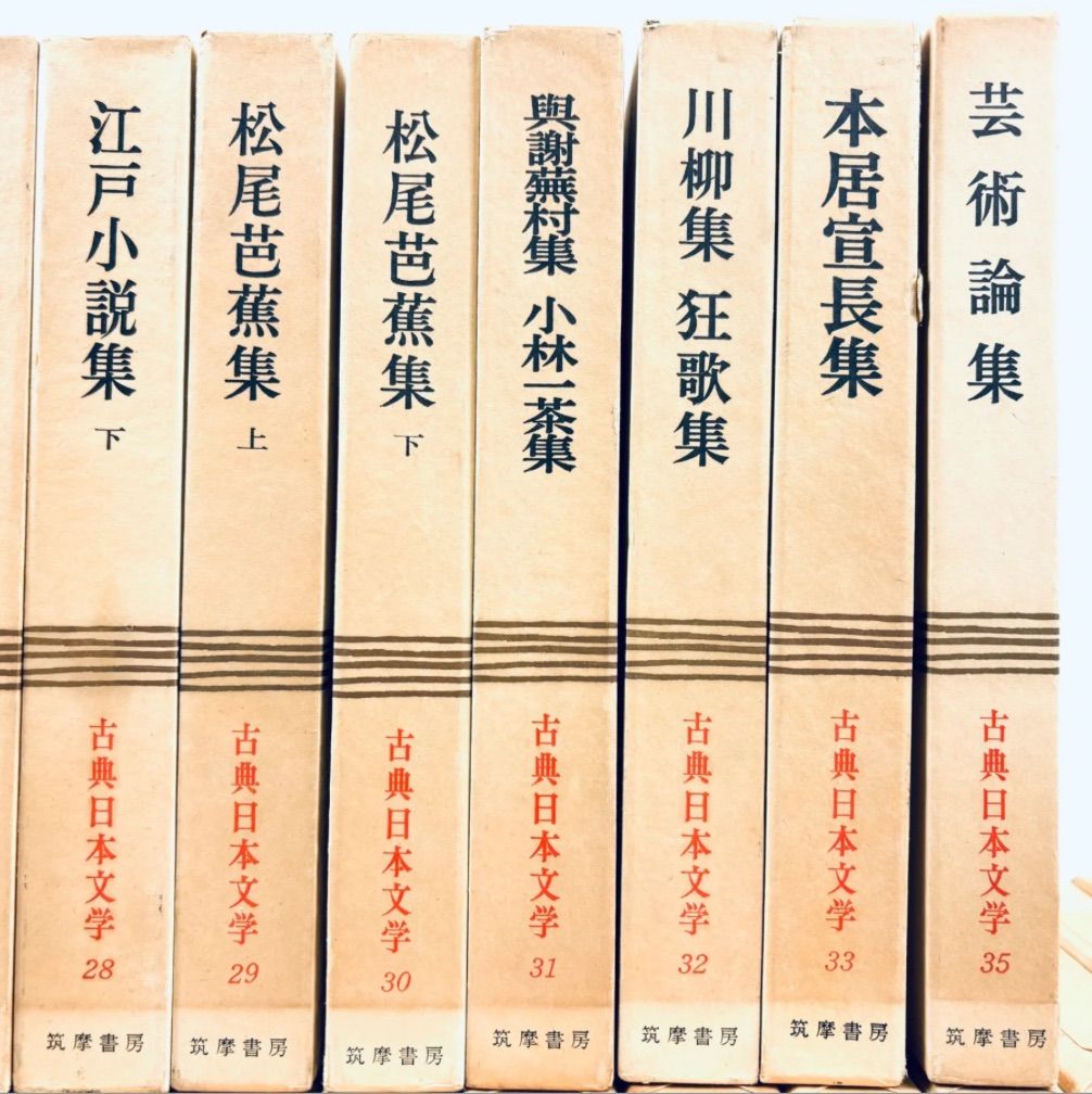 筑摩書房日本古典文学集35巻