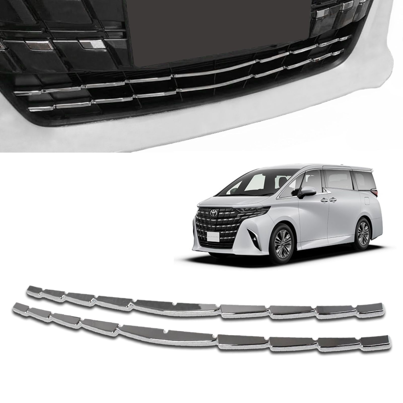 スピード発送 40系 アルファード メッキ ロアグリル