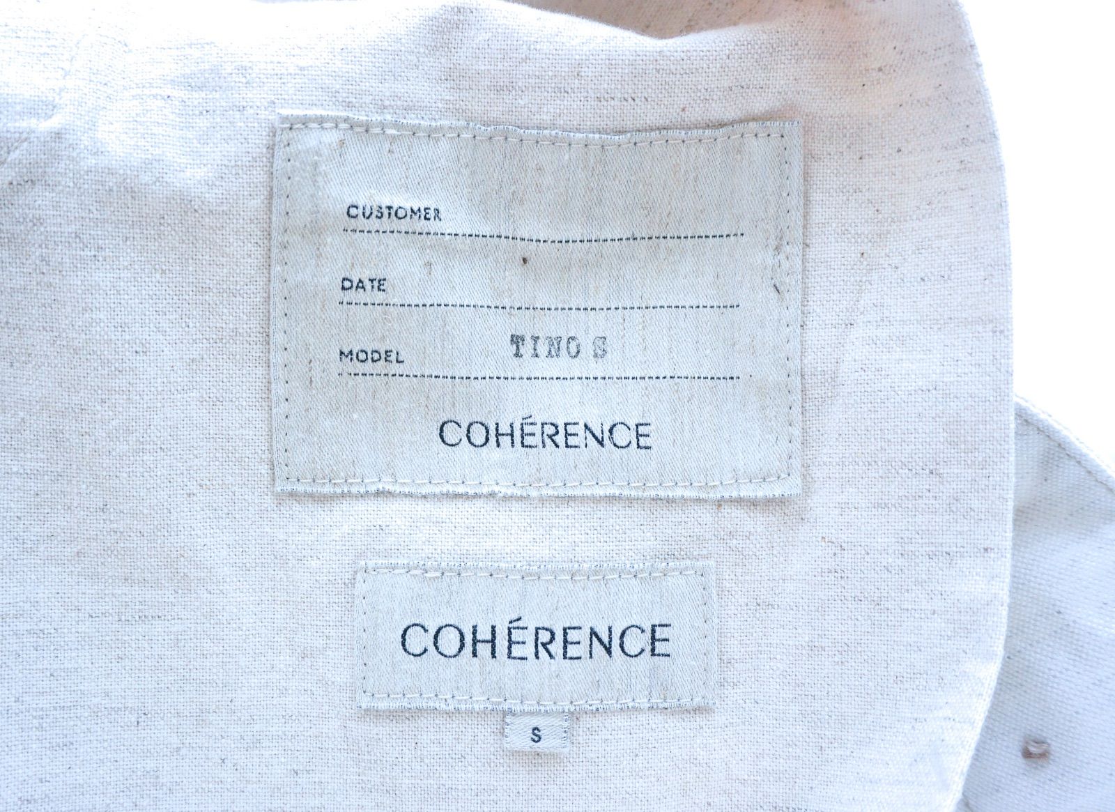 殿堂 COHERENCE コヒーレンス SELVEDGE YACHT CANVAS SARRAU TINO S