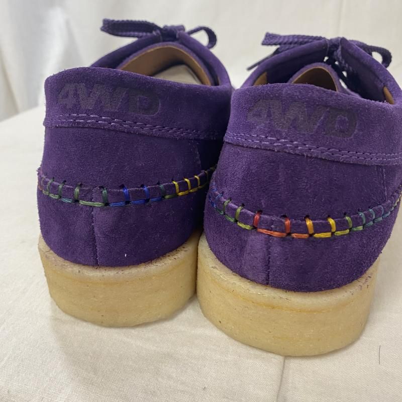 PADMORE&BARNES パドモアアンドバーンズ カジュアルシューズ 4WD(4 WORTH DOING)×Padmore & Barnes  Moccasin Shoe PURPLE UK9/27.5cm～28cm)