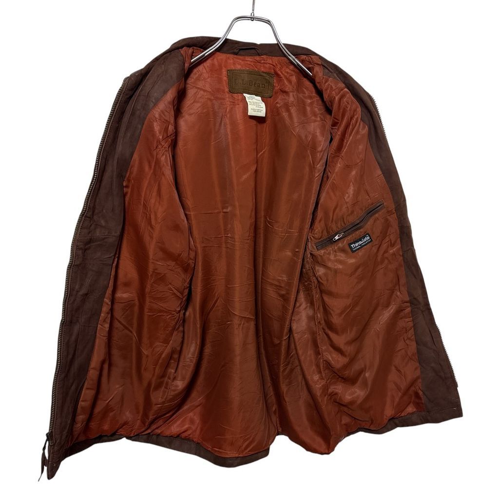 L.L.Bean 90s 本革 中綿入りヌバックレザーコート S-2985 WWW_SIROKUMA-CORPORATION_COM