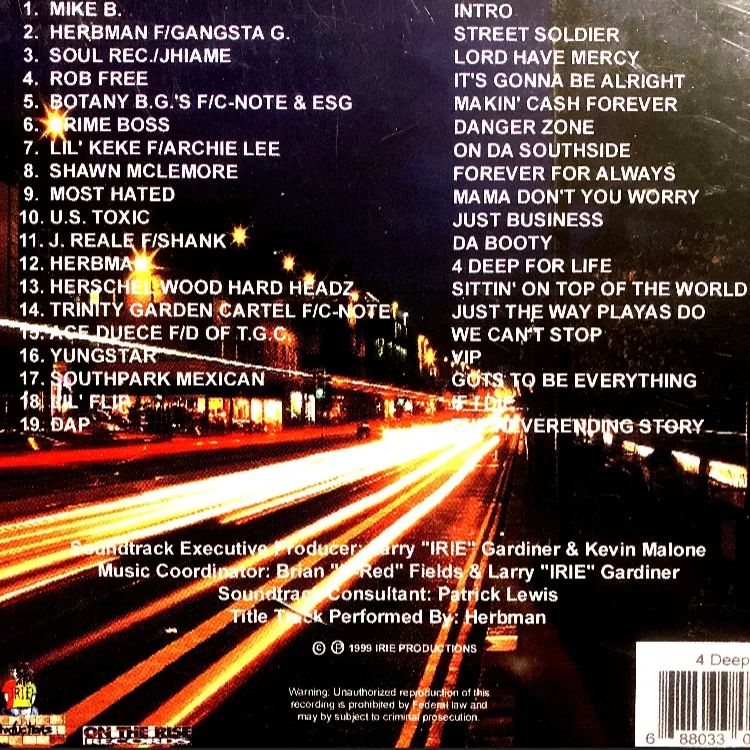 G-RAP 4DEEP Original motion picture soundtrack (CD)