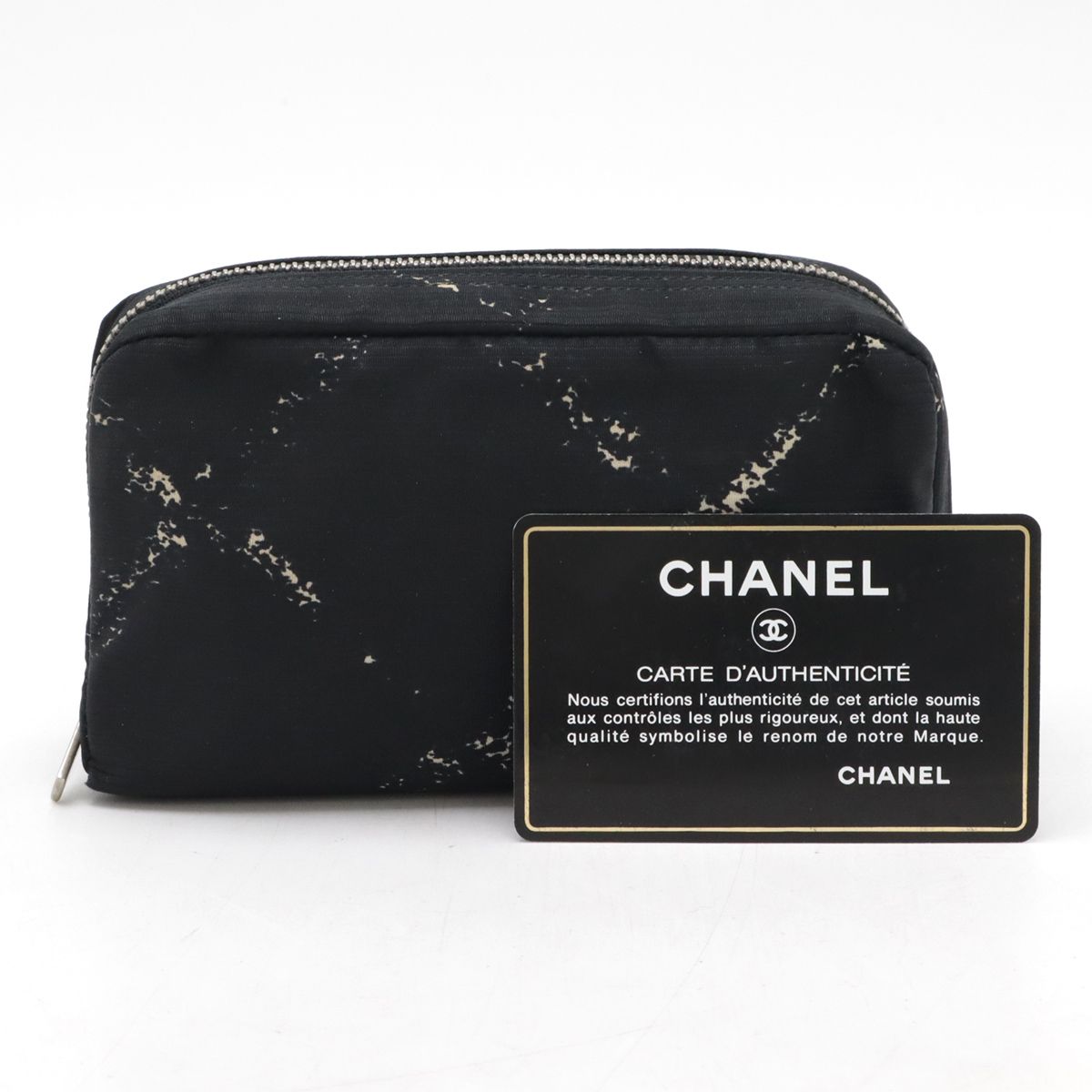 CHANEL シャネル レア 大きめ トラベルポーチ メイクポーチ エナメル 11571235.jpg
