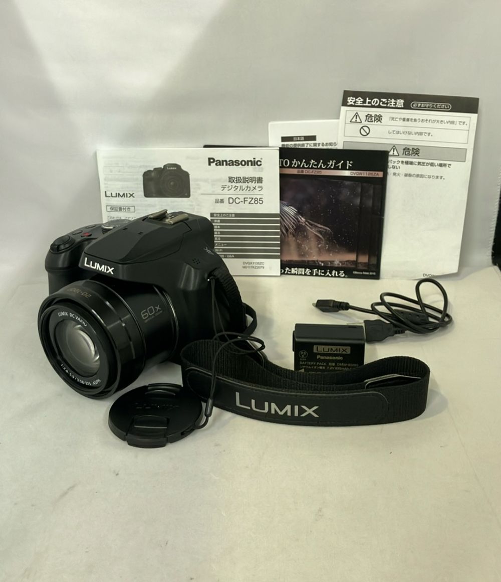 ★【美品】Panasonic パナソニック デジタルカメラ DC-FZ85 LUMIX パナソニック Panasonic DC-FZ85 ルミックス ブラック