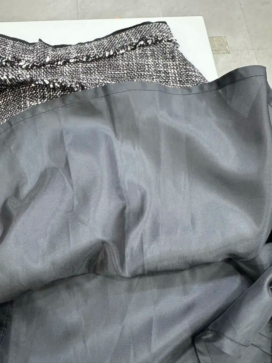  LINEラインツイードフ スカート その他 ミニスカート