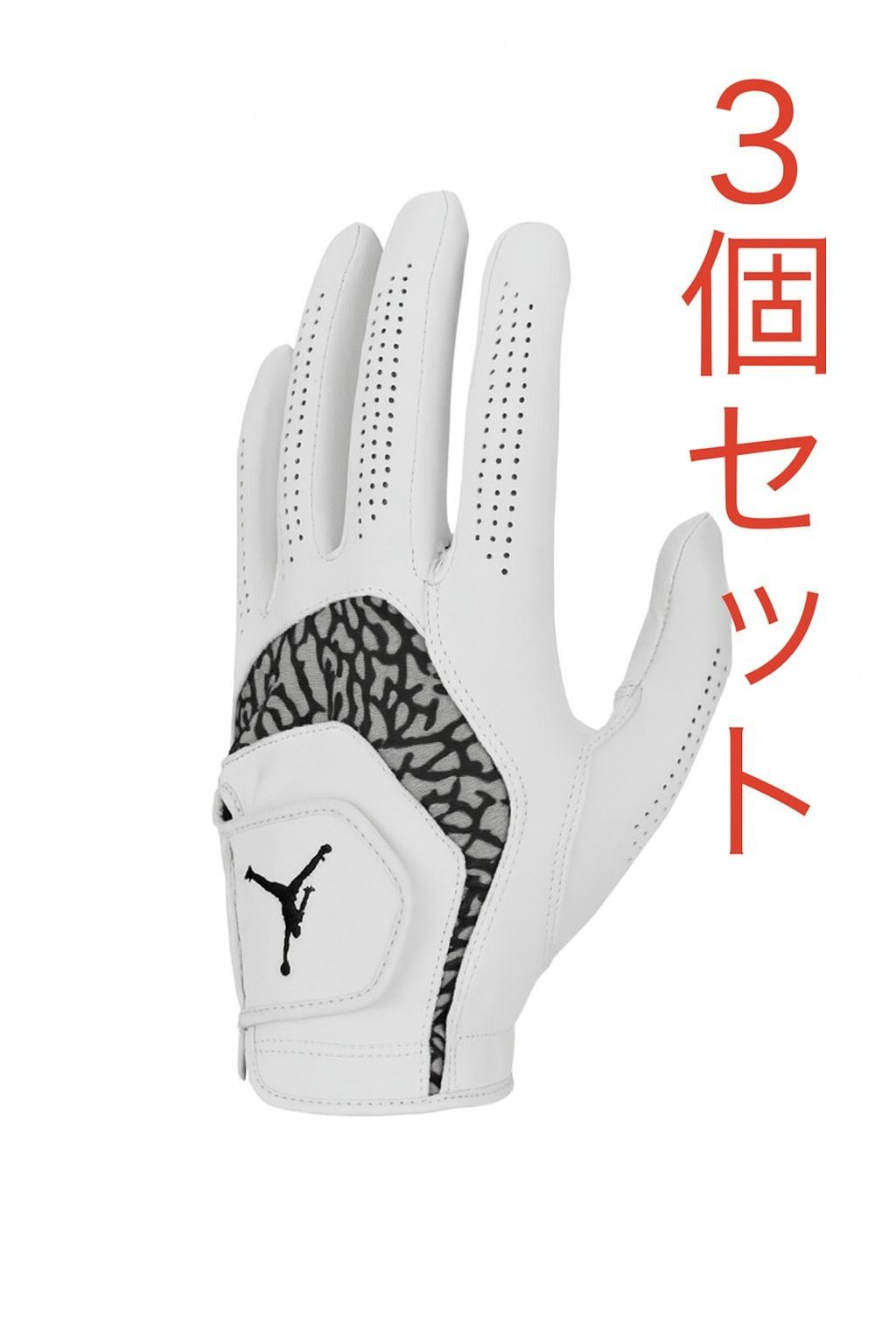 セット売り ジョーダン JORDAN メンズ ゴルフグローブ 左手用 ツアーGG ホワイト Sサイズ