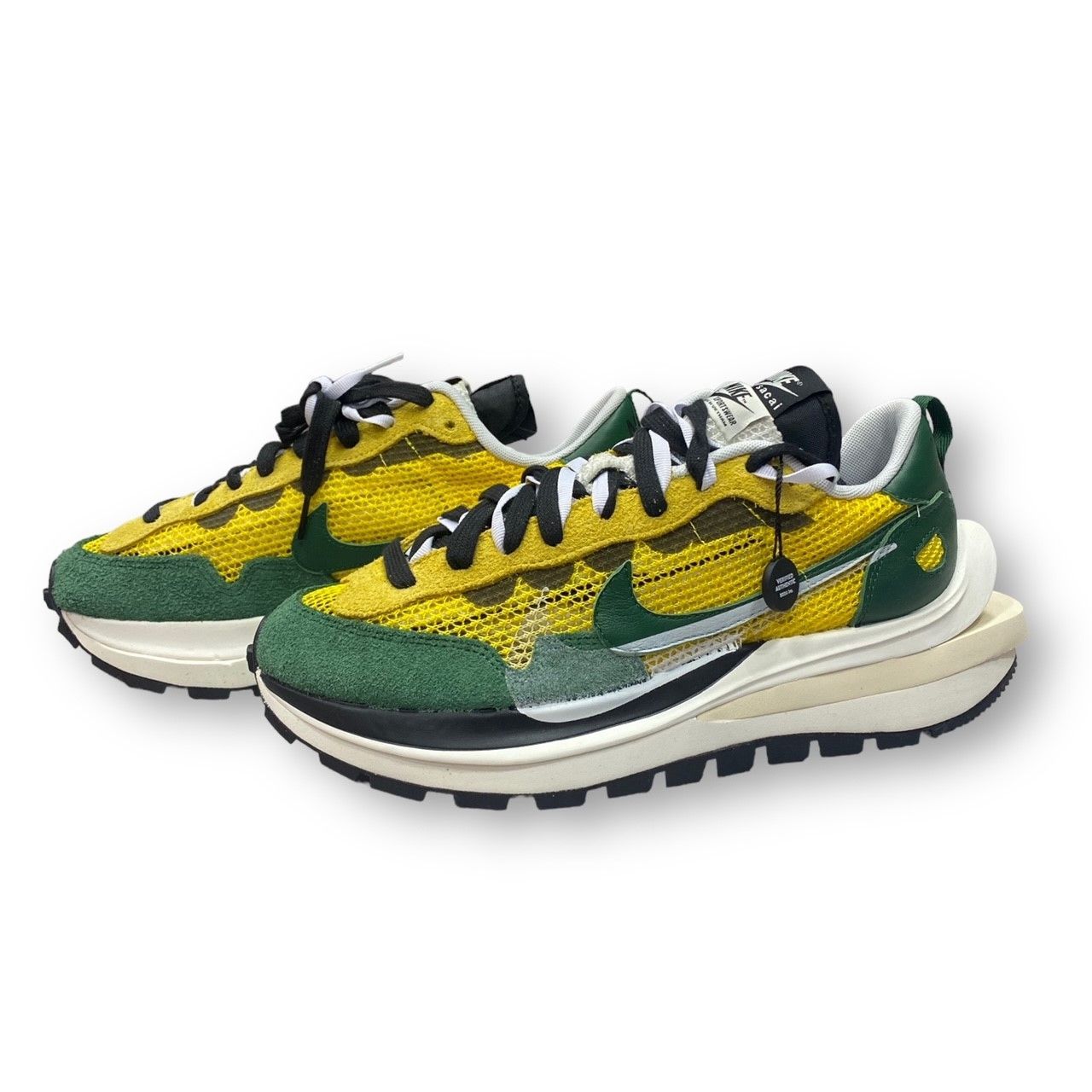 新品 sacai × Nike Vapor Waffle Tour Yellow/Stadium Green-Sail 27cm