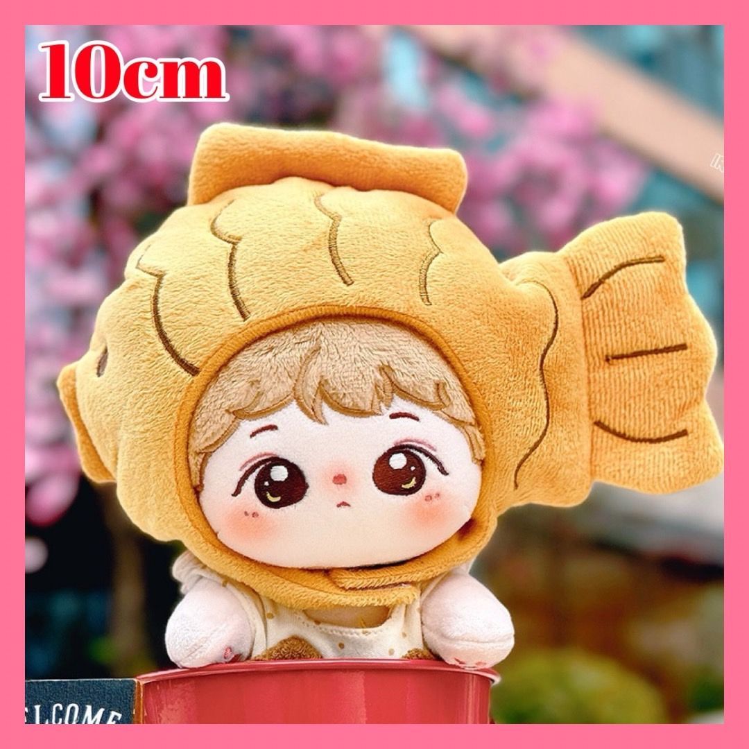 10cm】 ぬい服 かわいい 食べ物 たいやき 被り物 ぬいぐるみ用