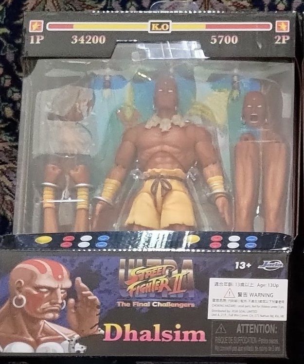 ストリートファイター2 ダルシム 6インチアクションフィギュア