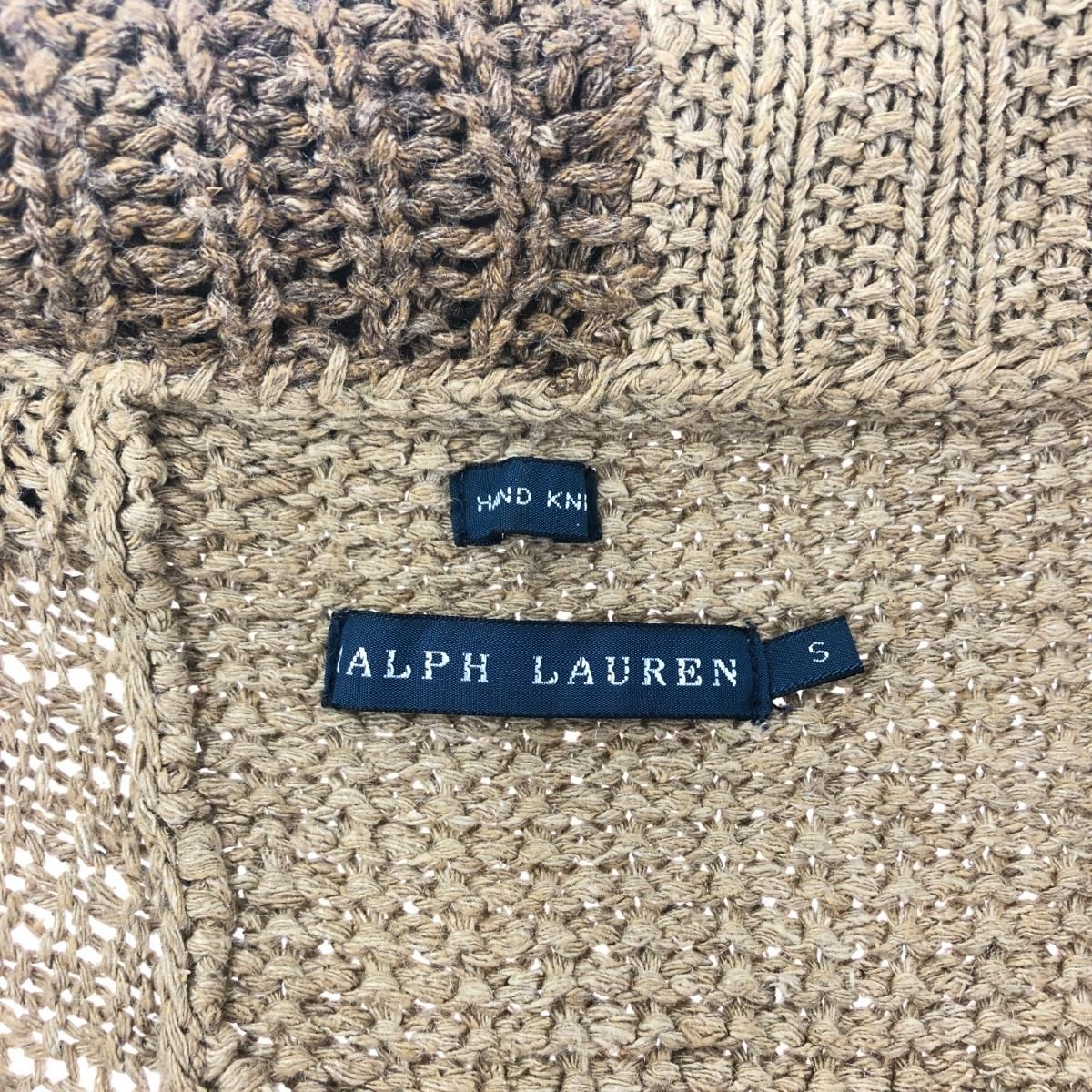 良好 RALPH LAUREN ラルフローレン ロングカーディガン サイズ:S 