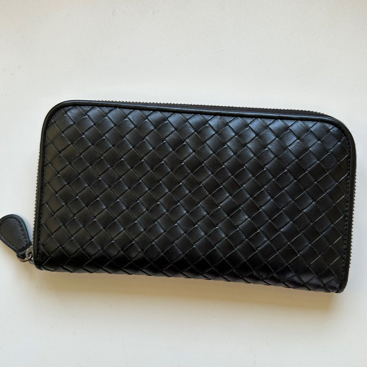 ボッテガヴェネタ BOTTEGA VENETA 長財布 イントレチャート ブラック