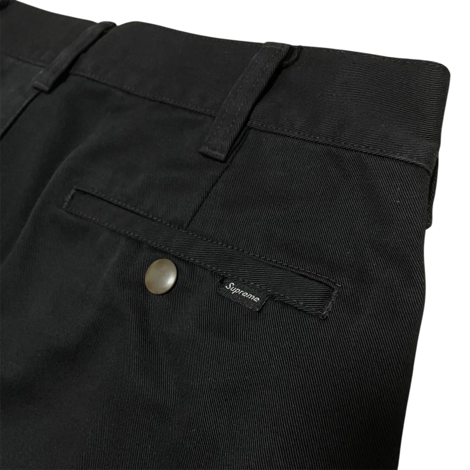 supreme work pants black シュプリーム ワークパンツ