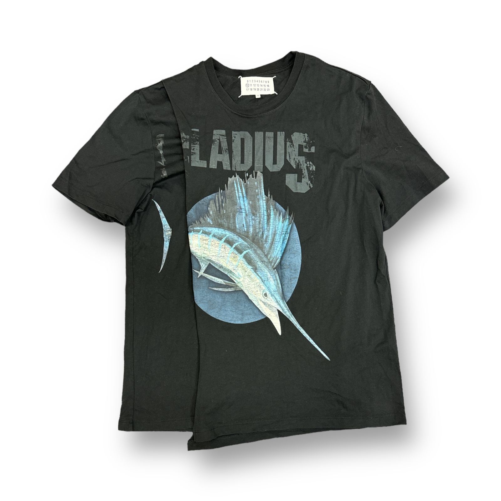 【voracious 】 MAISON MARGIELA Tシャツ S MAISON MARGIELA 17SS Gladius Fish Washed T-shirt グラディウス