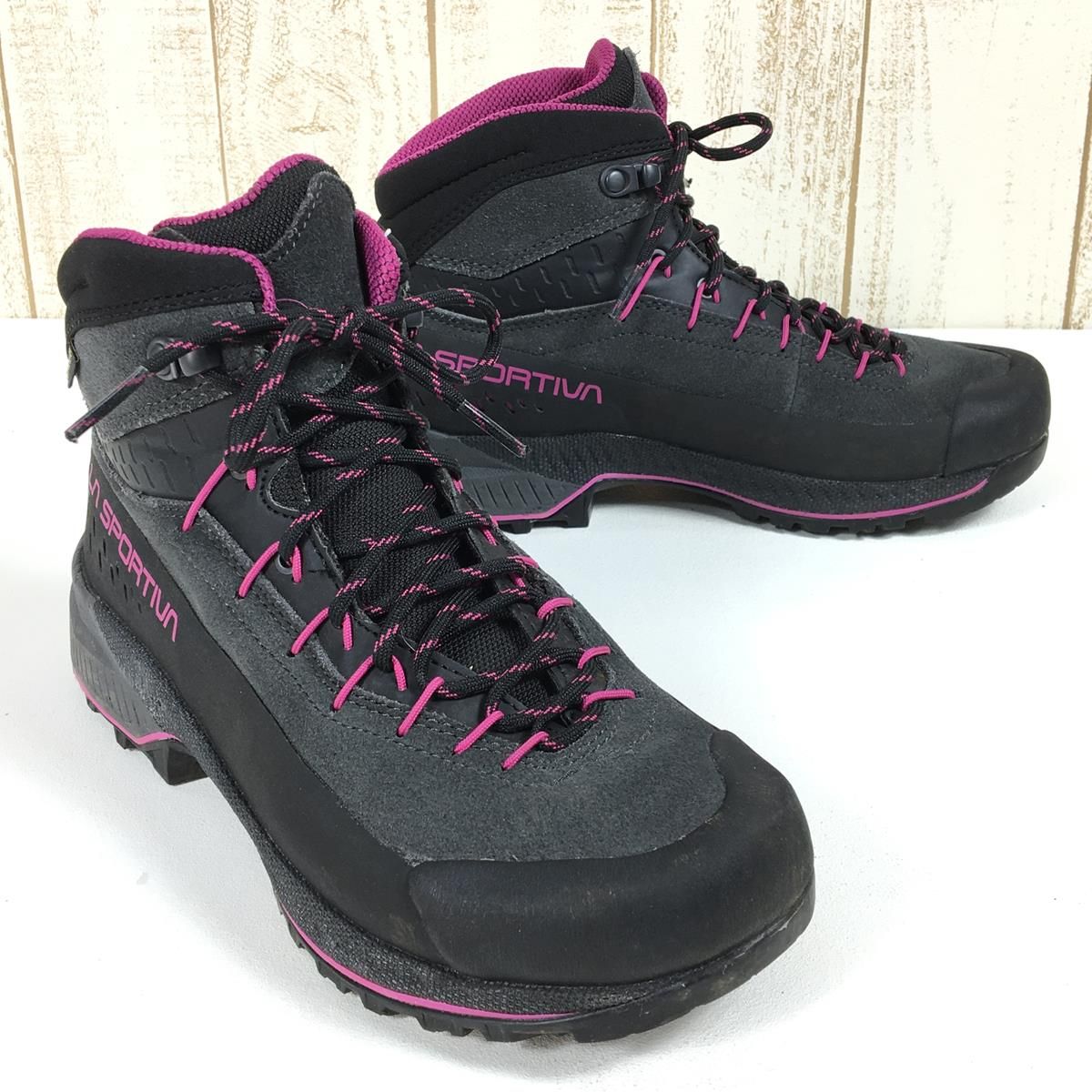 Women s 24.3cm ブラック系 La Sportiva ラ スポルティバ トラバース X4 エヴォ ミッド ゴアテックス ウーマン Tx4 Evo Mid Gtx Woman アプローチシューズ トレッキングシューズ 37G Wome