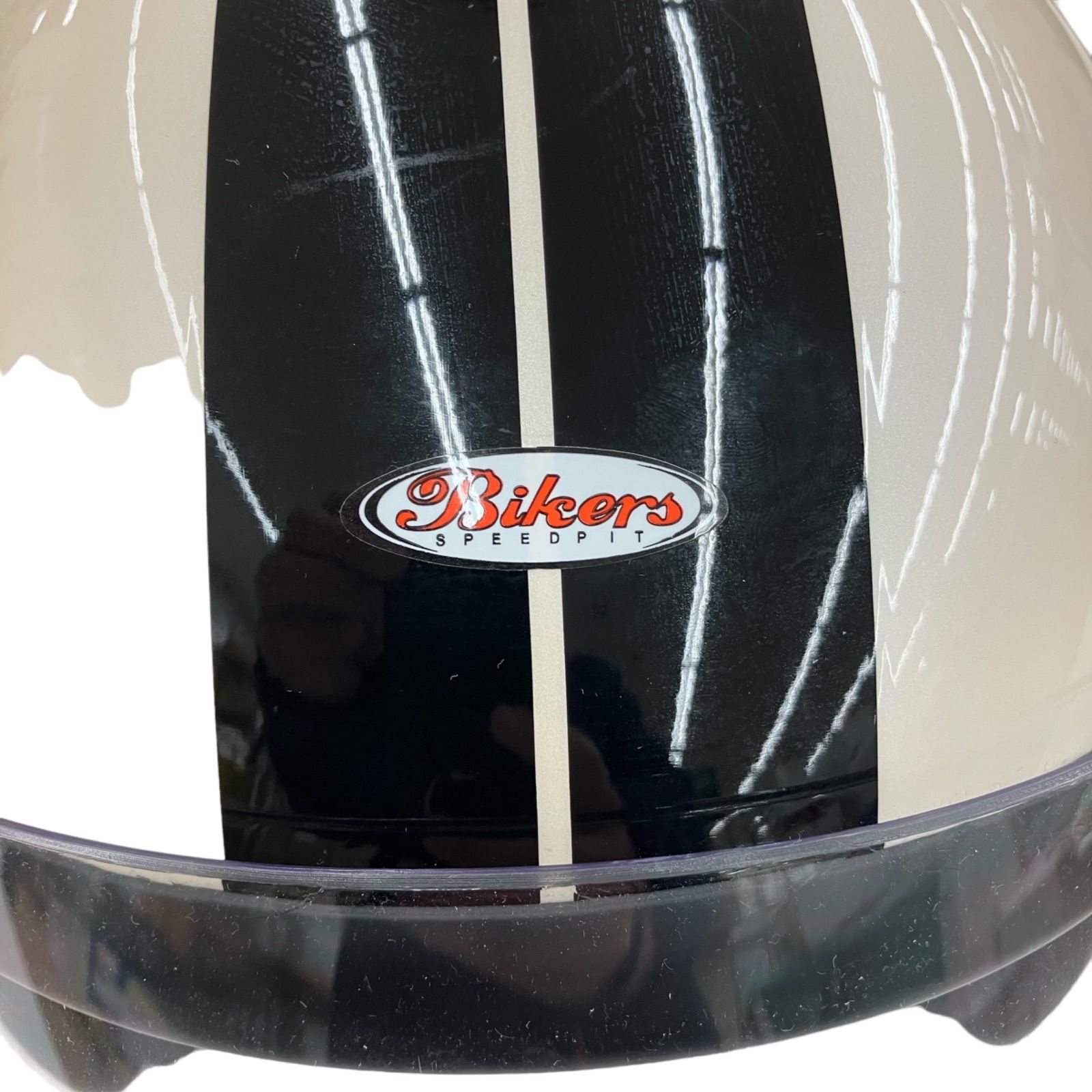186000 Speedpit Bikers バイクヘルメット ホワイト FULL-FACE