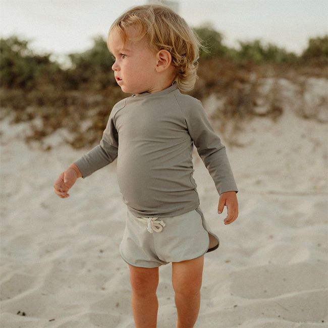 CANOA RASH GUARD SETS IN COASTAL by son and daughter 水着 ラッシュガード 男の子 ベビー キッズ 子供用