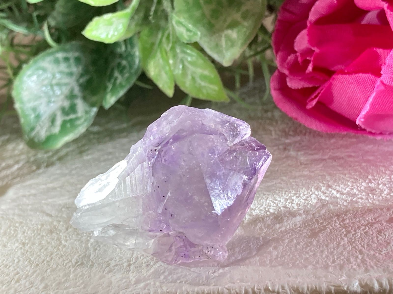 タントリックツイン ファントム アメジスト 原石 ラフストーン 紫水晶
