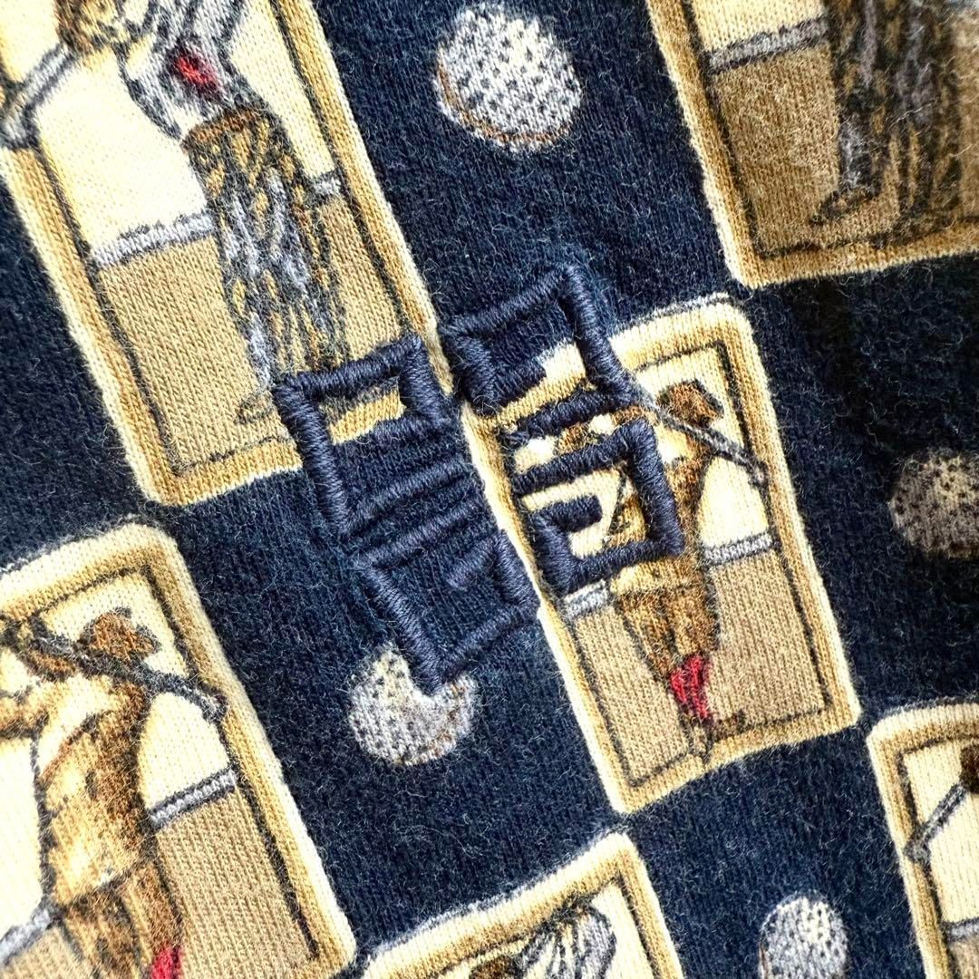 【至高イタリア製】 GIVENCHY 長袖 ポロシャツ 総柄 4Gロゴ 刺繍 至高イタリア製】 GIVENCHY 長袖 ポロシャツ 刺繍 4Gロゴ 総柄