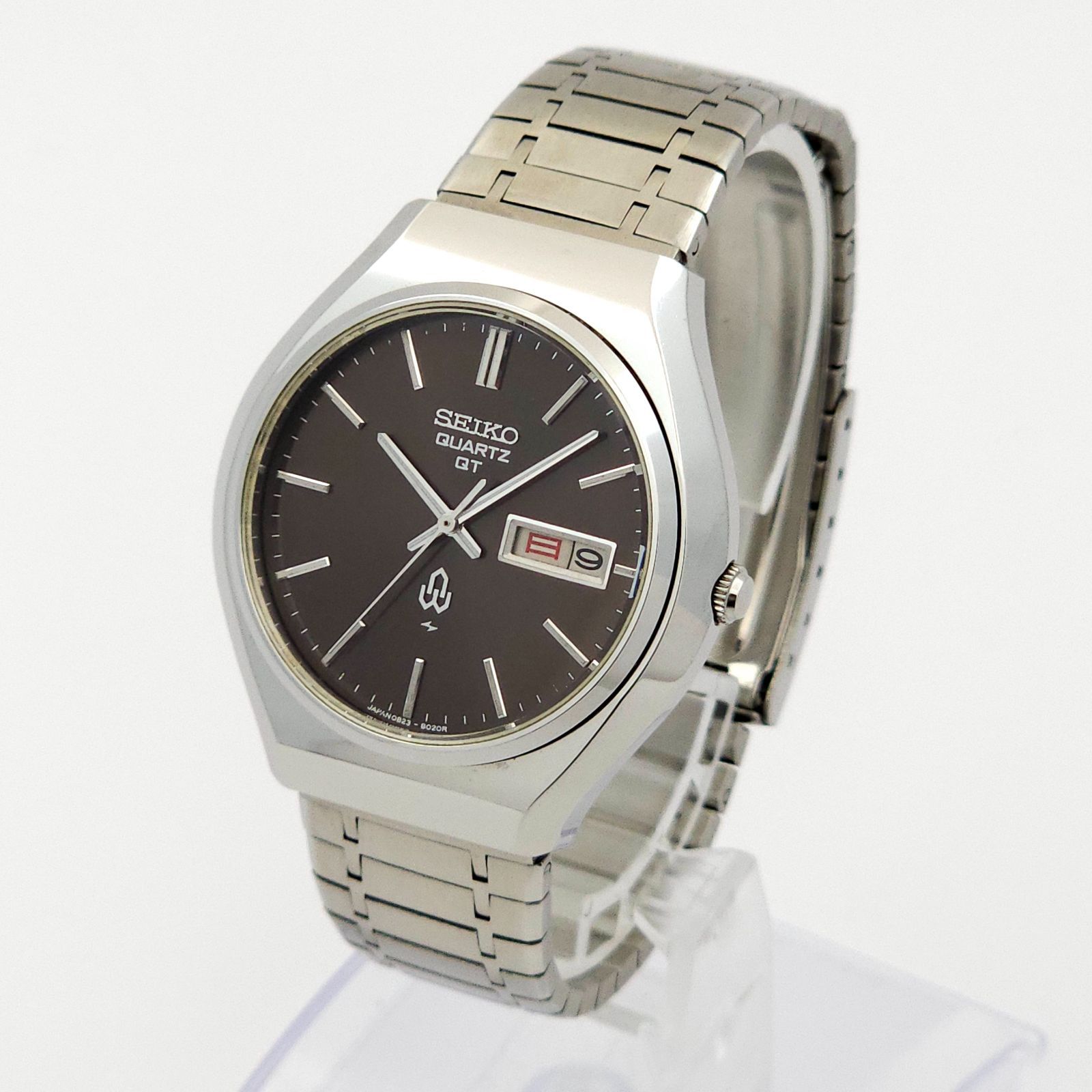 SEIKO セイコー QT 0823-8010 動作品 濃茶 SEIKO セイコー QT 0823-8010 QZ 動作品 濃茶 - メルカリ
