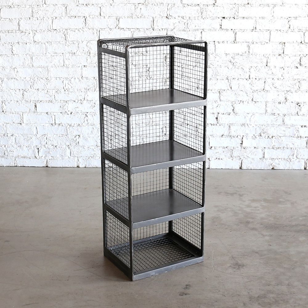 ラック シェルフ 棚 本棚 収納 壁掛け アイアン シルバー 飾り棚 壁