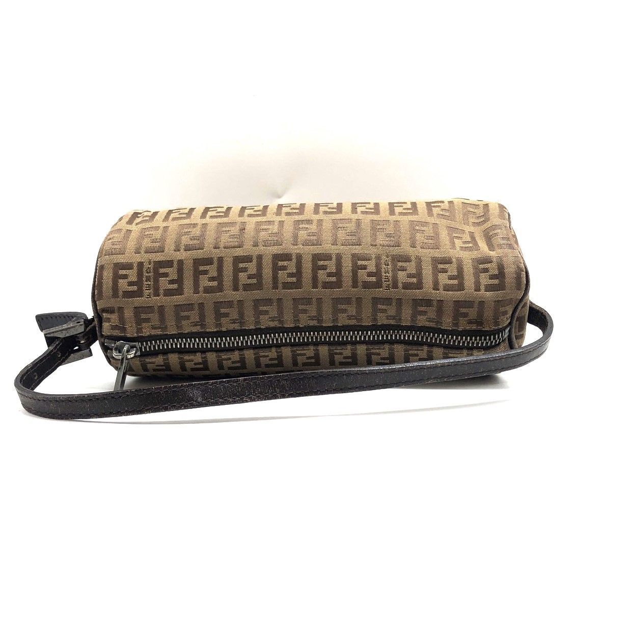 フェンディ FENDI ズッカ柄 チェーン ポーチ ハンドバッグ