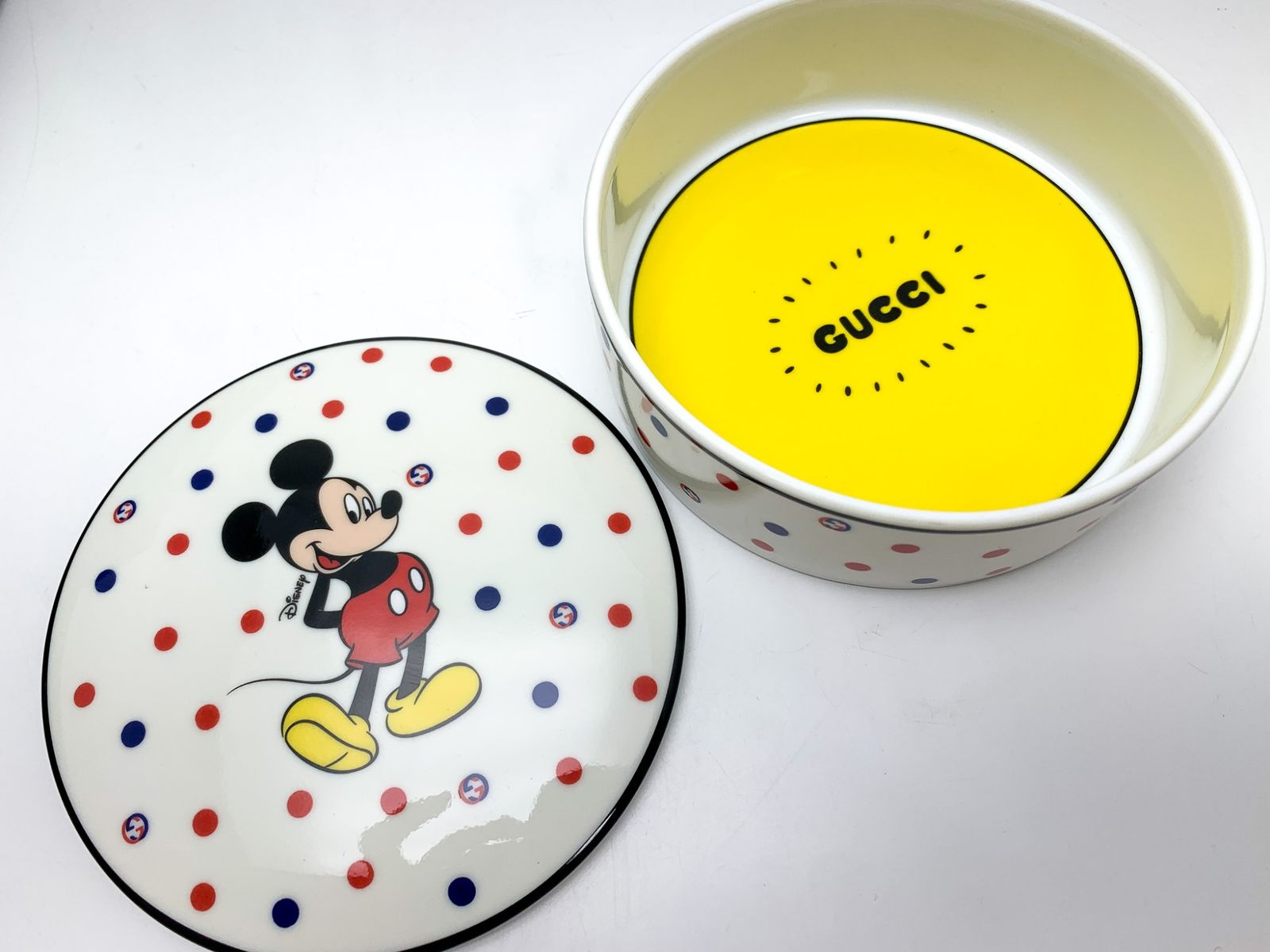 GUCCI ディズニー　ジノリコラボ　小物入れ GUCCI×DISNEY グッチ×ディズニー リチャードジノリ製