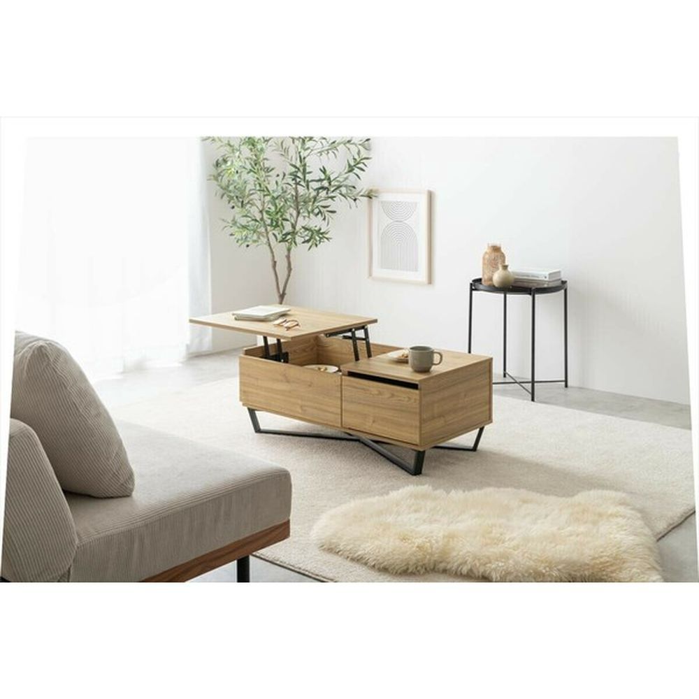 取付無料！ウニコ ADDY アディ 天然木 北欧風センターテーブルW100