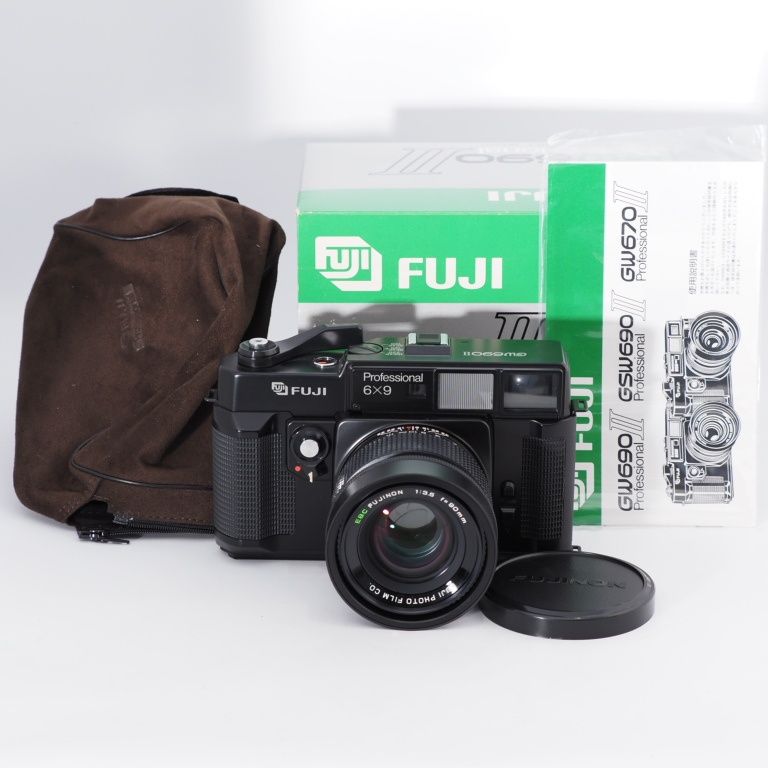 FUJIFILM 富士フイルム GW690II Professional 中判 フィルム カメラ 元箱 ケース付き - メルカリ