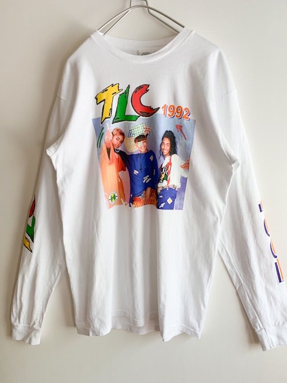 メーカー直売 古着 ヴィンテージ TLC TLC ロンt 長袖 シャツ ホワイト