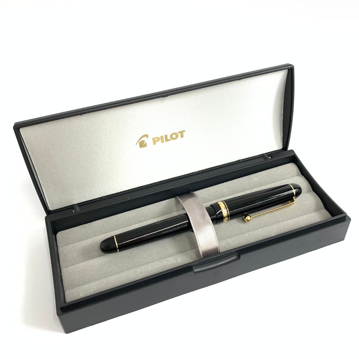 PILOT パイロット カスタム74 万年筆 箱付 14K-585 ブラック 文具 PEN