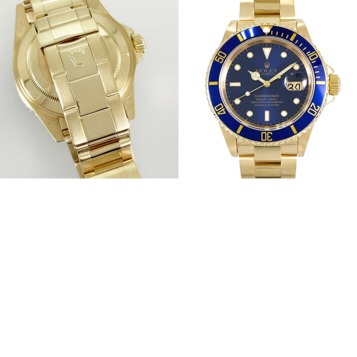 ❀メルカリn様✩ページです ロレックス ROLEX サブマリーナー 16618 A番 1998年 1999年 金無垢
