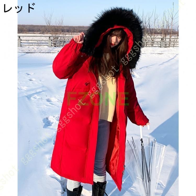 ダウンコート メンズ レディース 冬服 フード付き 取り外し可能なフード ファッション 無地 吸汗速乾 防風性 防寒性 ジップアップ 冬用 厚手 レディース 冬服 ロング丈 フード付き アウター 大きいファー