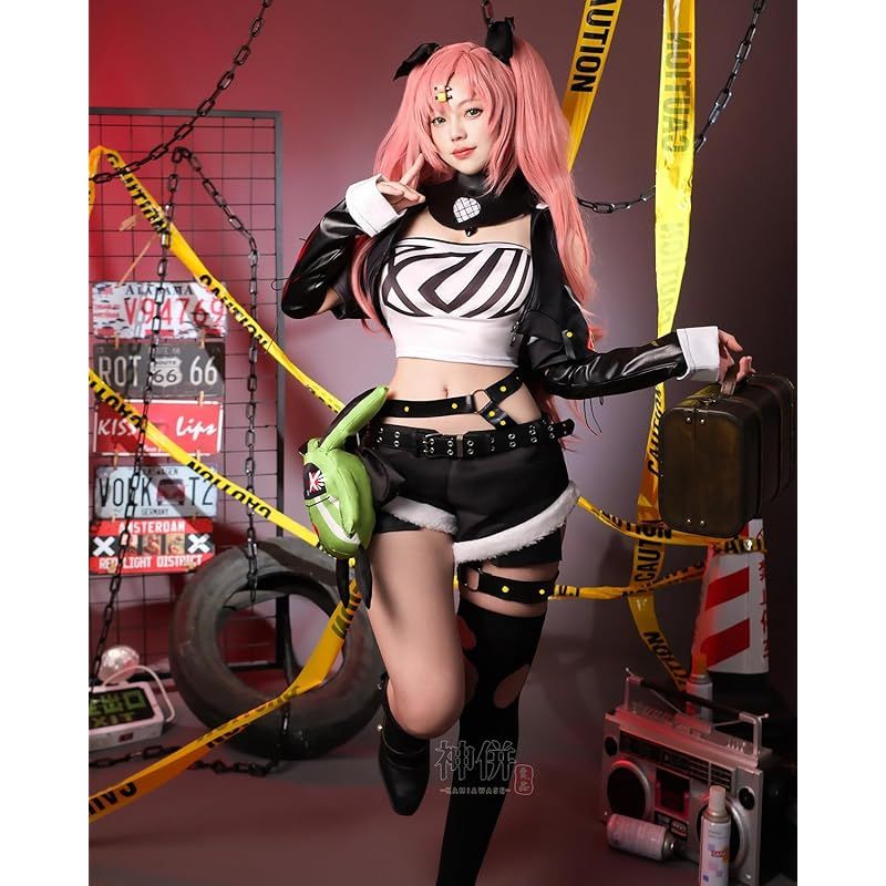 神併 ニコ デマラ コスプレ ウィッグ付き 社長 ゼンゼロ コスプレ衣装 大人用 仮装 文化祭 イベント コスチューム ステージ服 Nicole Demara cosplay ニコ デマラ ウィッグ付き S
