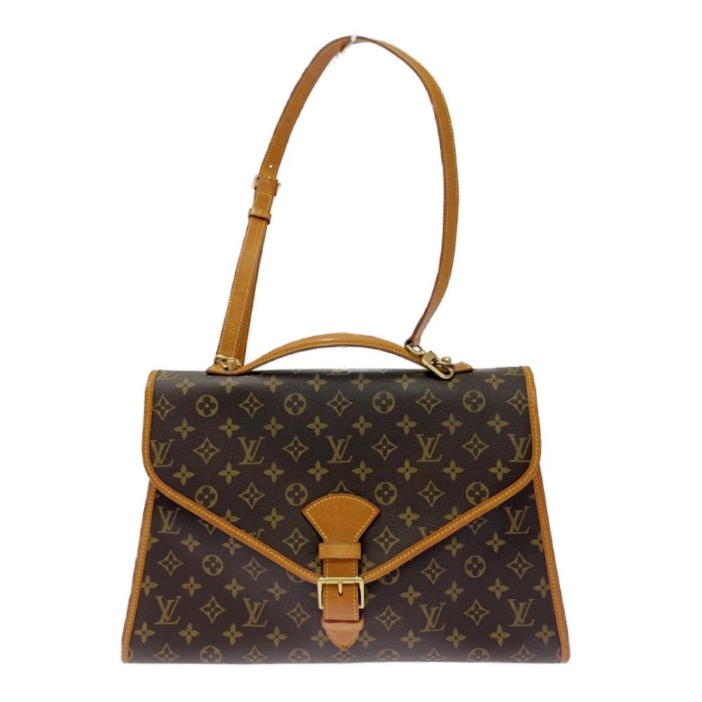 【中古】LOUIS VUITTON ルイ・ヴィトン M51121 モノグラム PVC ビバリー41 2WAYショルダーバッグ ブラウン 269321 ショルダーバッグ