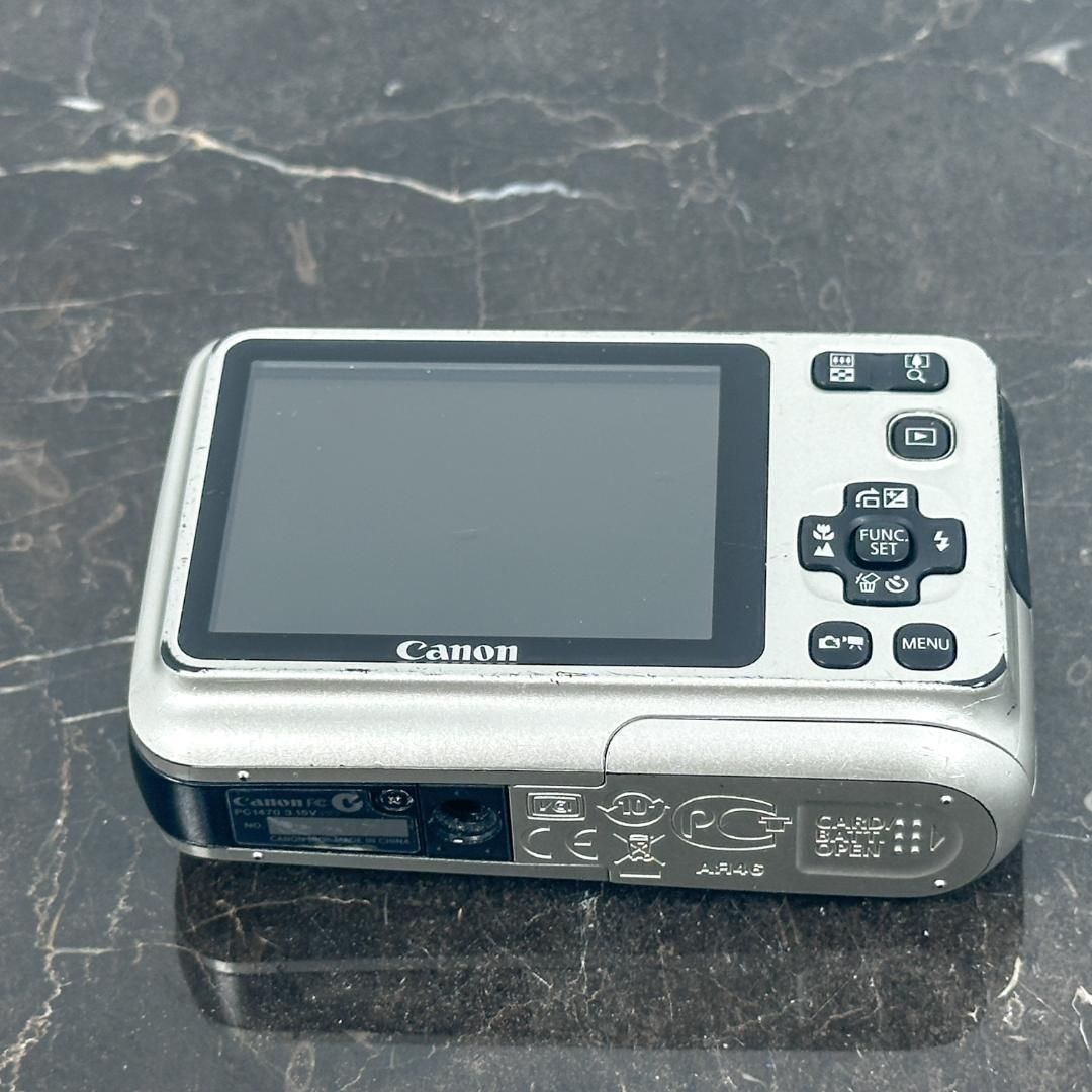 【美品】Canon PowerShot A495 シルバー 単3電池駆動 Amazon | PowerShot A495 シルバー Canon | コンパクト 通販